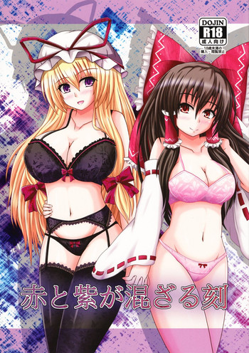 [+5 (taka♂)] Aka to Murasaki ga Mazaru Toki (Touhou Project) [Digital]