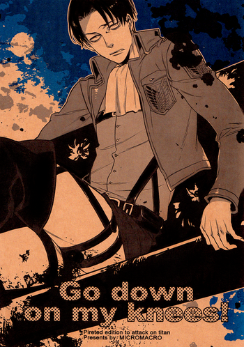 [MICROMACRO (Yamada Sakurako)] Go Down On My Knees! (Shingeki no Kyojin) [English]