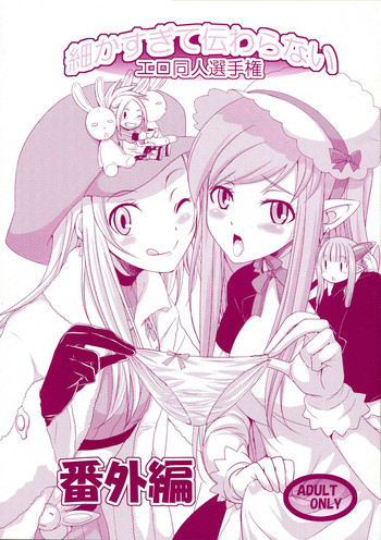 (C81) [Kaguya Hime Koubou (Gekka Kaguya)] Komaka Sugite Tsutawaranai Ero Doujin Senshuken Bangai Hen (Summon Night 4)