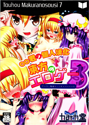 (SC52) [Kamikadou (Ginyou Haru)] Touhou no Eroge 3 (Touhou Project) [Chinese] [oo君の個人漢化]