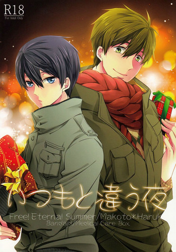 (C87) [Kyuukyuubako (Band Aid)] Itsumo to chigau yoru (Free!) [English] {Rapinii}