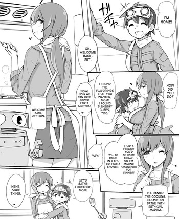[Abubu] Shelter de Kurashiteru Shota no Hahaoya-yaku ga Koukinou Sexaroid [English] [desudesu]