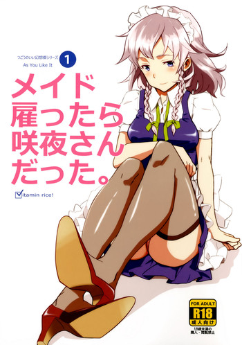 (C82) [Vitamin Gohan (Hasegawa Keita)] Maid Yatottara Sakuya-san Datta, (Touhou Project)