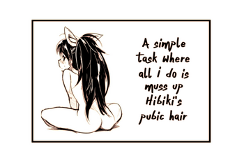 [Andou Shuki] Hibiki no Inmou | Hibiki's Pubic Hair (THE IDOLM@STER) [English] [Nomake Wan]