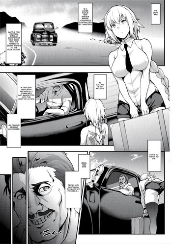 (C93) [STANKY (yozo)] Kyousei Saimin Seijo Inwai Bitch Hike | The Saint Who Got Forcibly Hypnotised Into Bitchhiking (Fate/Apocrypha) [English] [Thot Patrol]