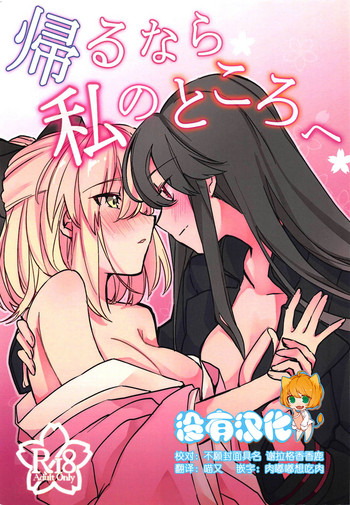 (C95) [Hetchhog (Hechi, Saira)] Kaeru nara Watashi no Tokoro e (Fate/Grand Order) [Chinese] [沒有漢化]