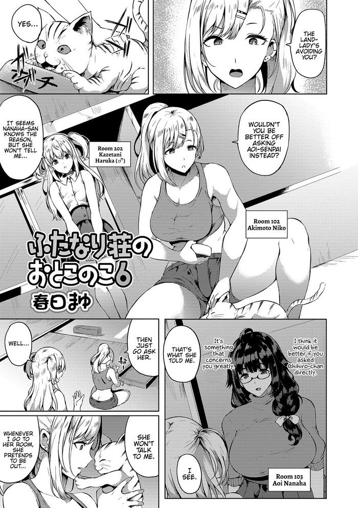 [Kasuga Mayu] Futanari-sou no Otokonoko 6 (Futanari Friends! 06) [English] {Hennojin}