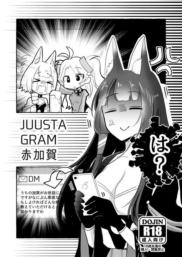 [Yuribatake Bokujou (Kon)] JUUSTAGRAM Akaga (Azur Lane) [Digital]