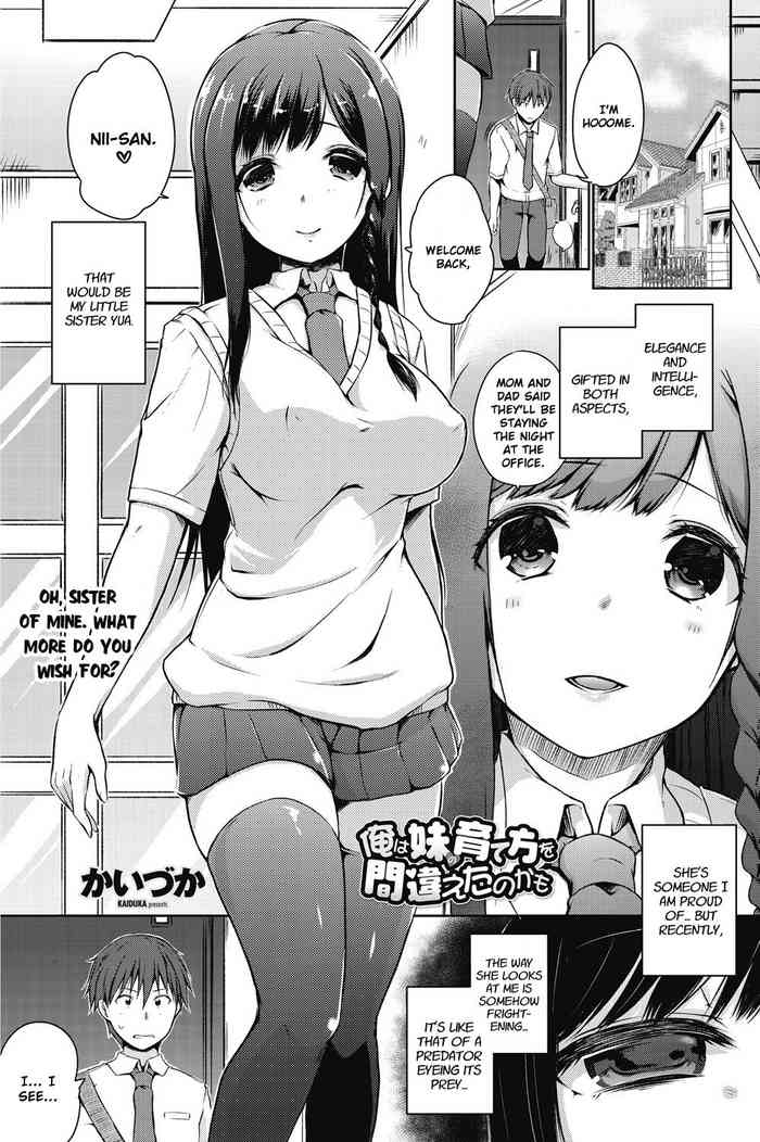 [Kaiduka] Ore wa Imouto no Sodatekata o Machigaeta Kamo | I Might Have Made a Mistake With How I Raised My Little Sister (COMIC Penguin Celeb 2017-07) [English] [Digital]