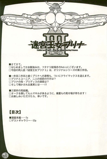 (C67) [Arsenothelus (Rebis)] TGWOA Vol.17 - Meikyuu Oujo Prina 3