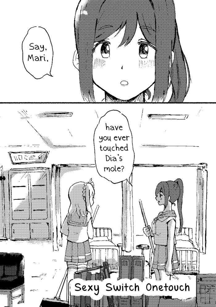 [Kamibukuro Works (White)] Ecchi Switch Onetouch (Suigyoku no Shizuku) | Sexy Switch Onetouch (Love Live! Sunshine!!) [Digital] [English] [WindyFall & rudytudysubs]