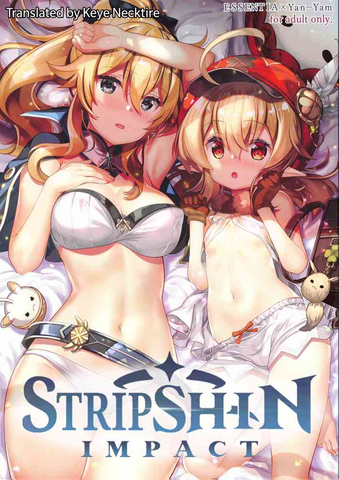 (Hataket) [ESSENTIA, Yan-Yam (Fujima Takuya, Yan-Yam)] DATSUSHIN | Stripshin Impact (Genshin Impact) [English] [Keye Necktire] cover