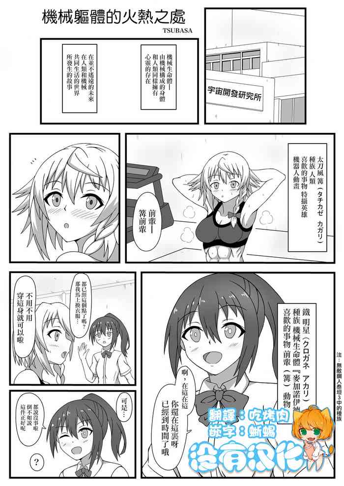 [TSUBASA] Kikai no Karada no Atsui Tokoro 丨機械軀體的火熱之處 (Tainai・Nikuheki Goudoushi Chounai Kaishi 3-A) [Chinese] [沒有漢化]