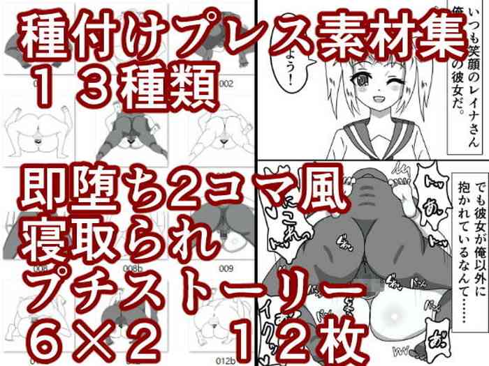[Eclair Ringo Tea] Tanetsuke Press Sozaishuu & Sokuochi 2-koma-fuu Netorare Petit Story
