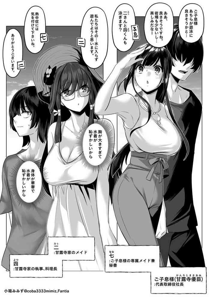 [Kobako Mimizu] Maid to Shitsuji no Kaki Kyuuka -Kouhen-