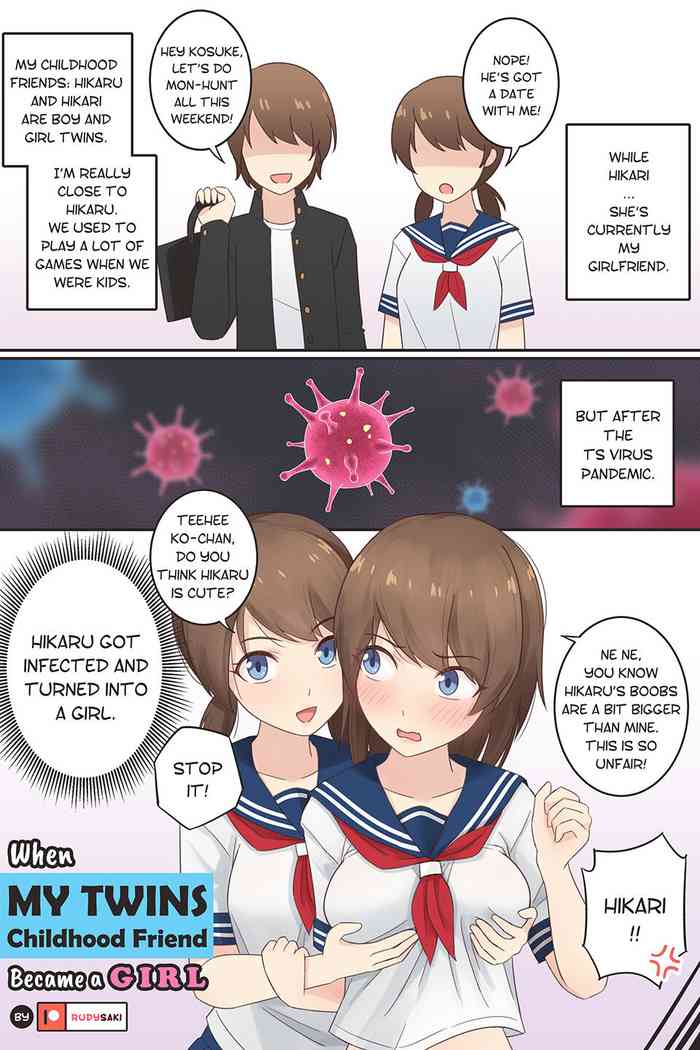 [RudySaki] When My Twins Childhood Friend Became a Girl