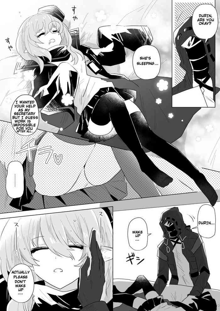 iwashi80] Doctor laying hands on sleeping Durin (Arknights) [English]