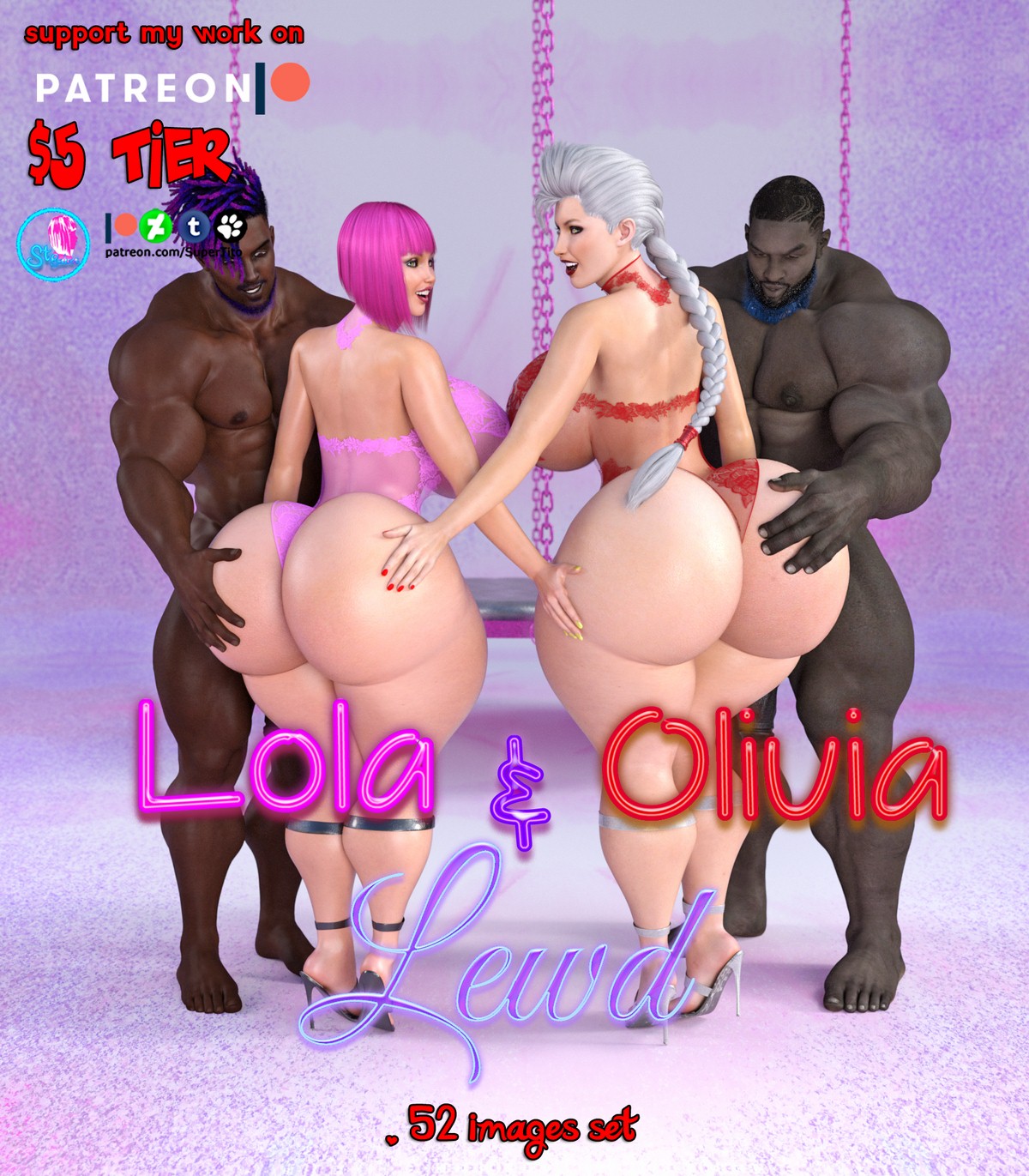 Lola & Olivia Lewd- SuperTito