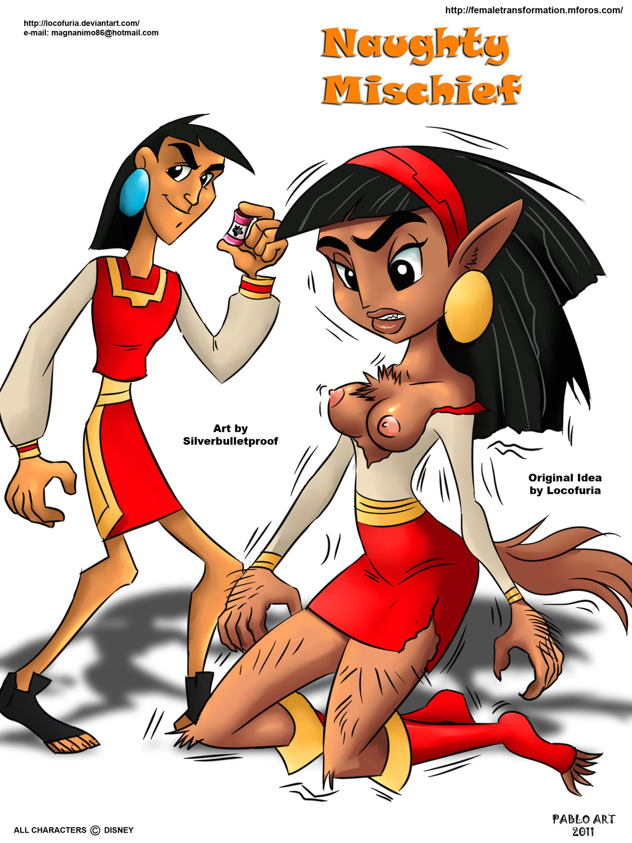 Naughty Mischief (The Emperor’s New Groove) by Silverbulletproof