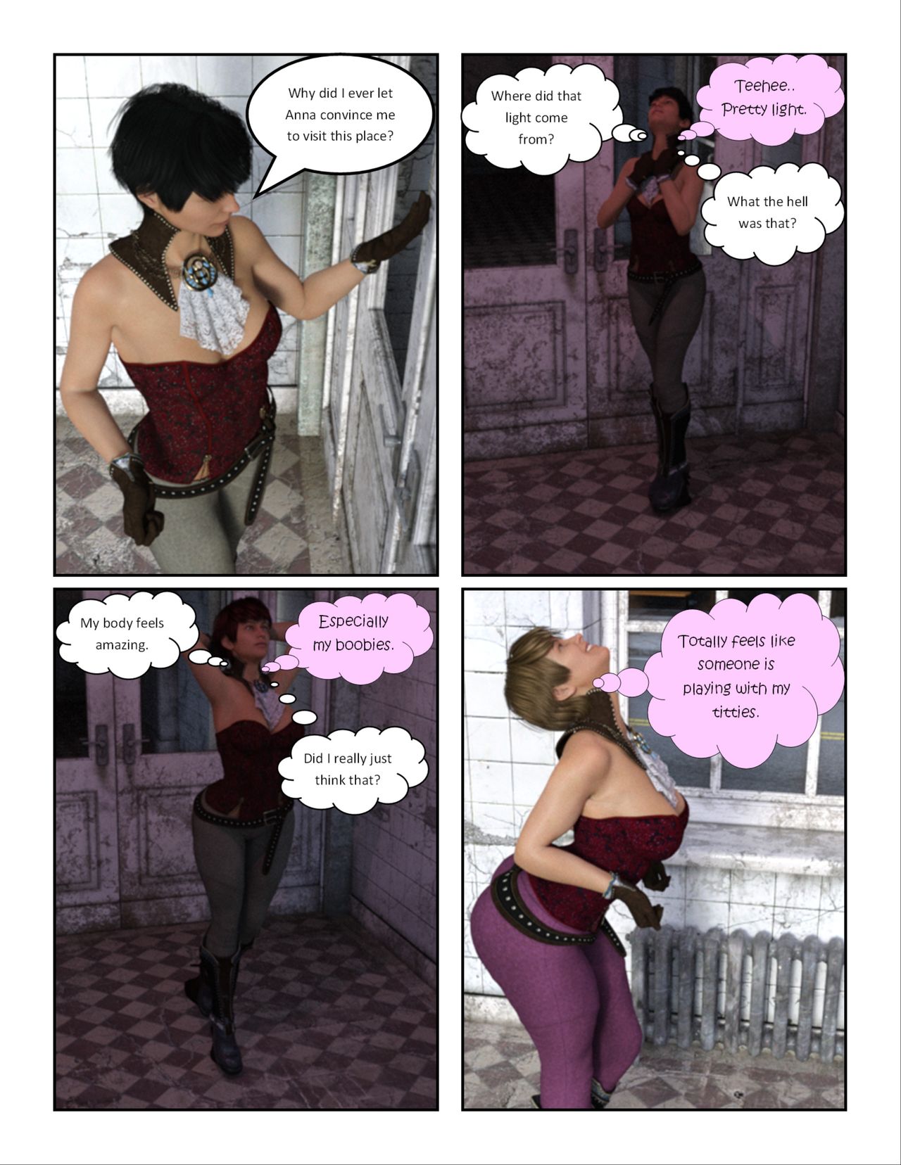 Goth Bimbofication- Fahzbehn