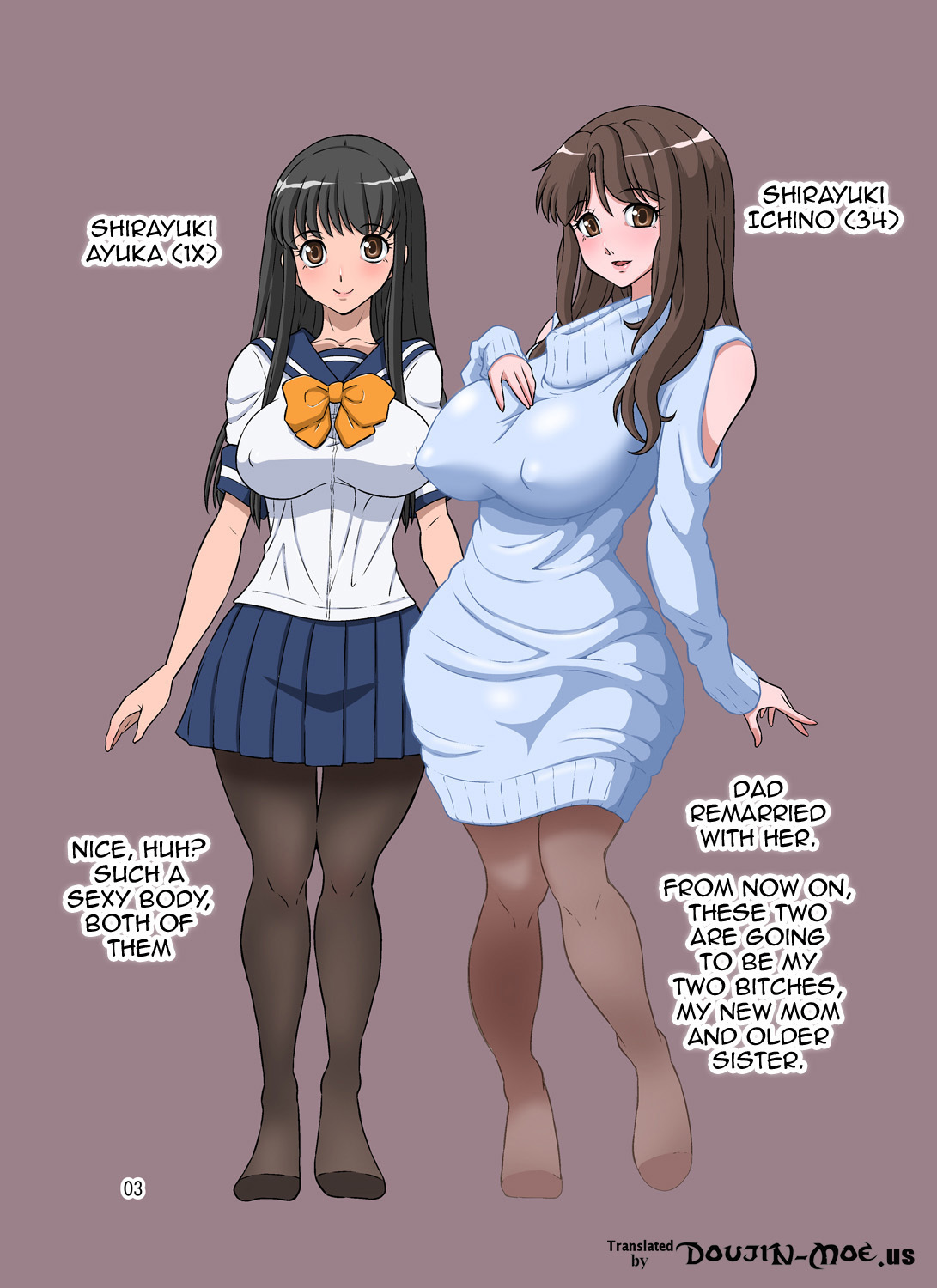 My New Mom and Older Sister