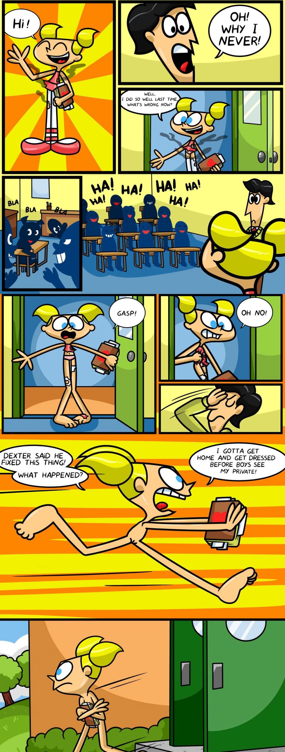 Dee Dee´s strips (Dexter´s Laboratory)