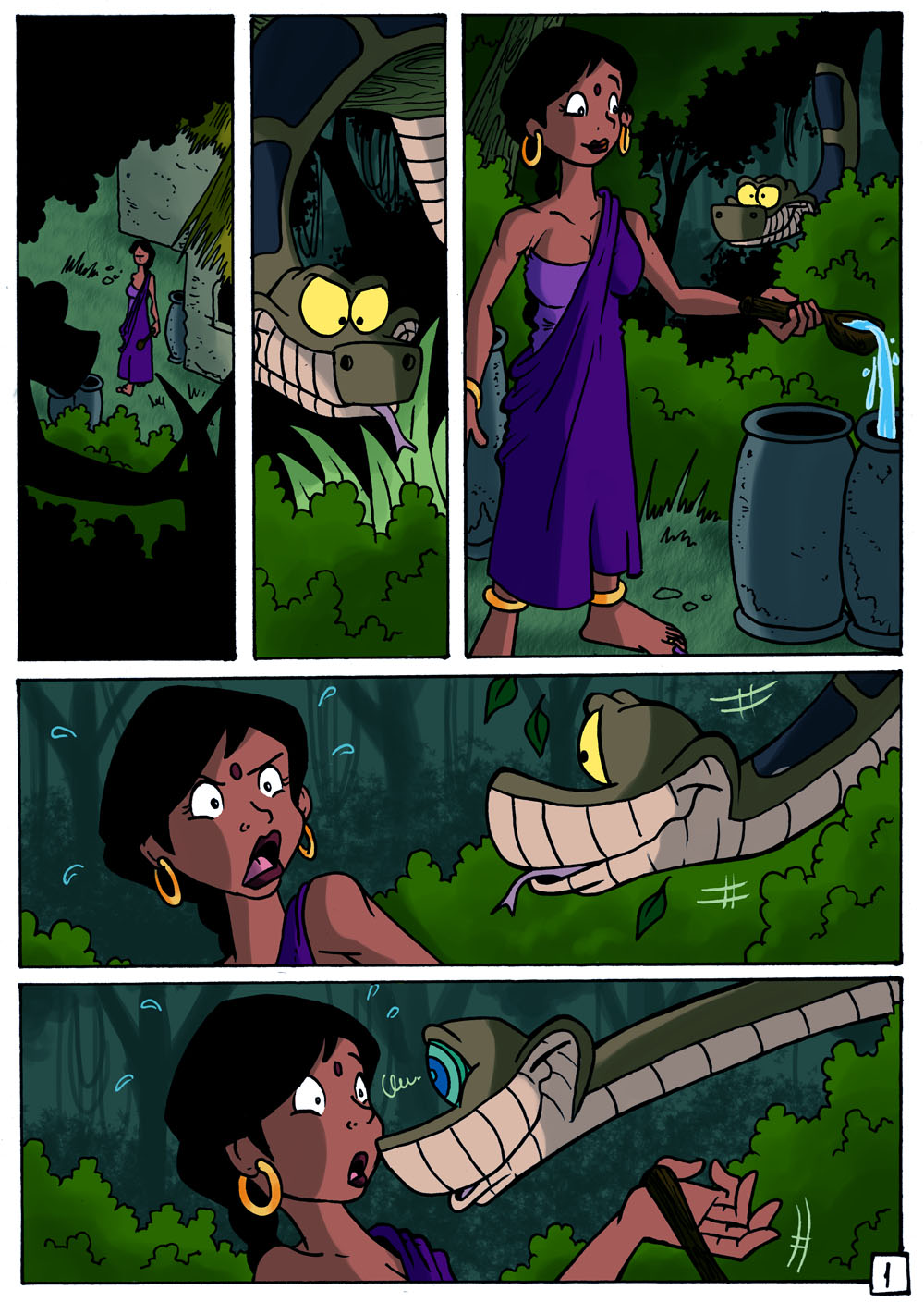 The Jungle Book- Kaa and Shanti