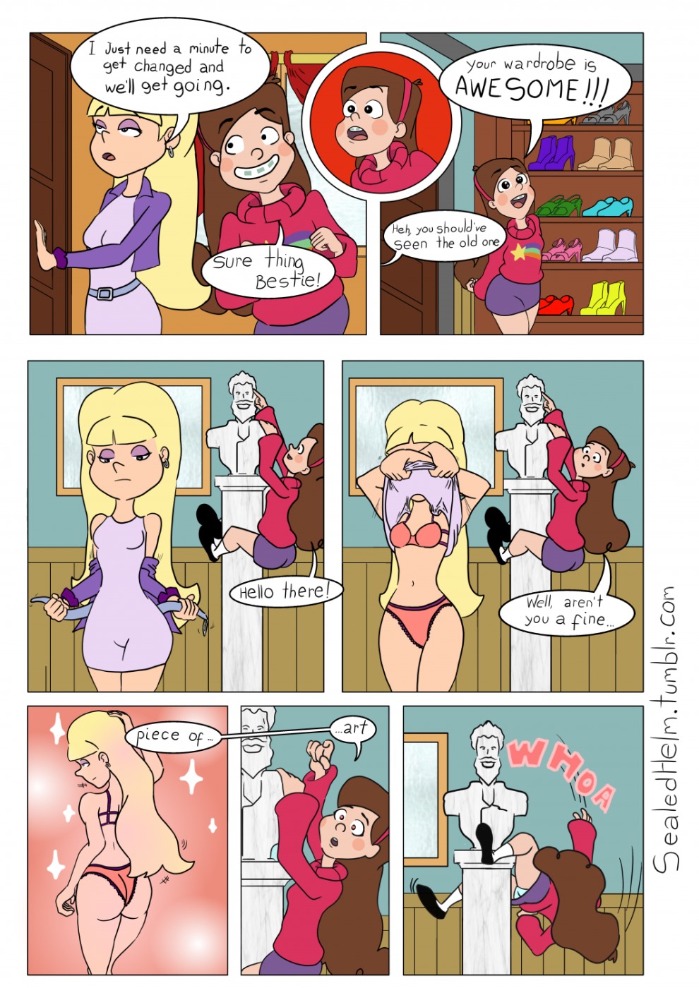Gravity Falls- Mabel x Pacifica