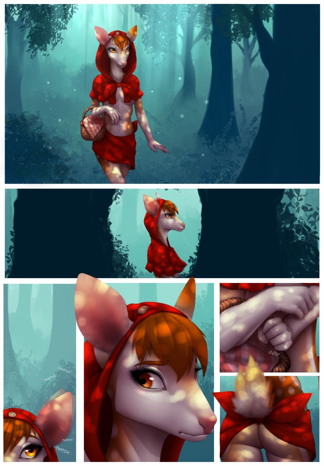 Little Red Riding Deer- Celeste