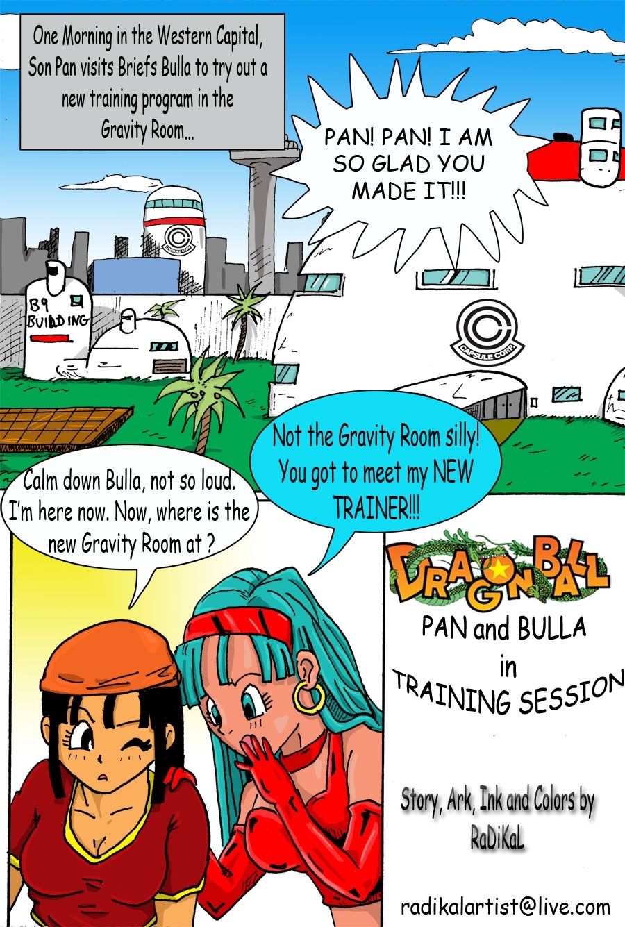 Dragon Ball- Pan And Bra’s New Trainer