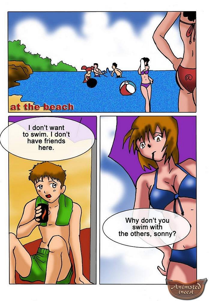 Family At The Beach