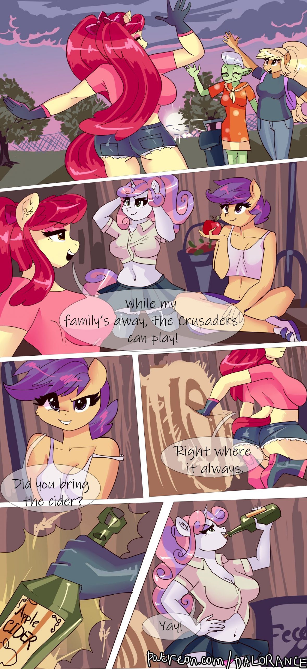 My Little Pony – CMC In The Barn by Xjenn9