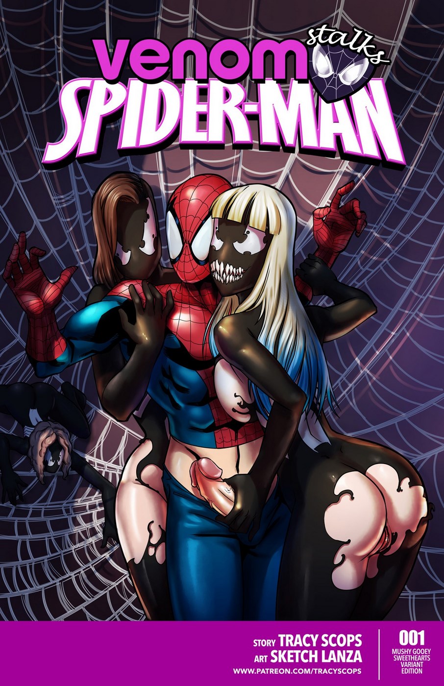 Venom Stalks Spidey- Tracy Scops