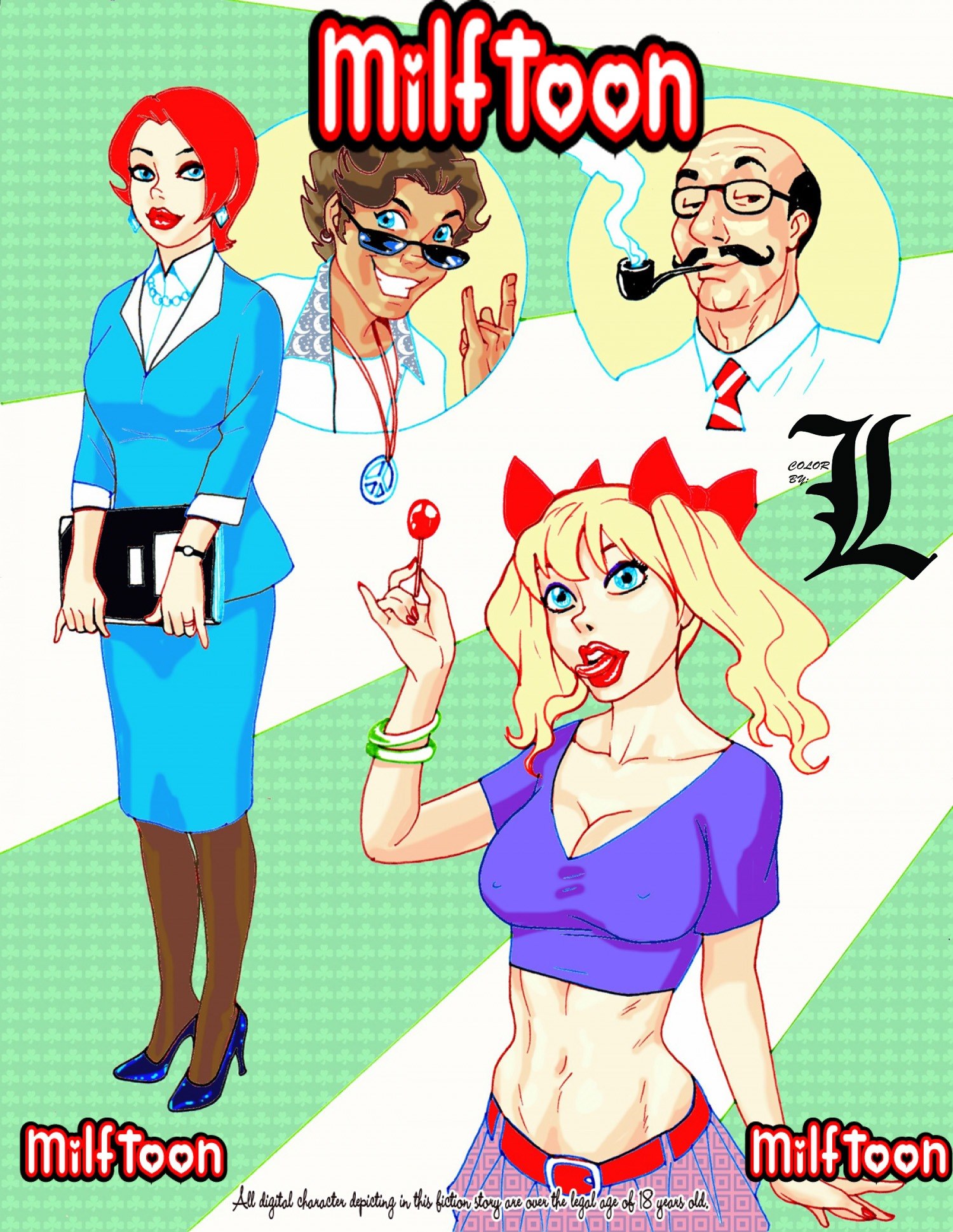 Milftoon Family – Color by L