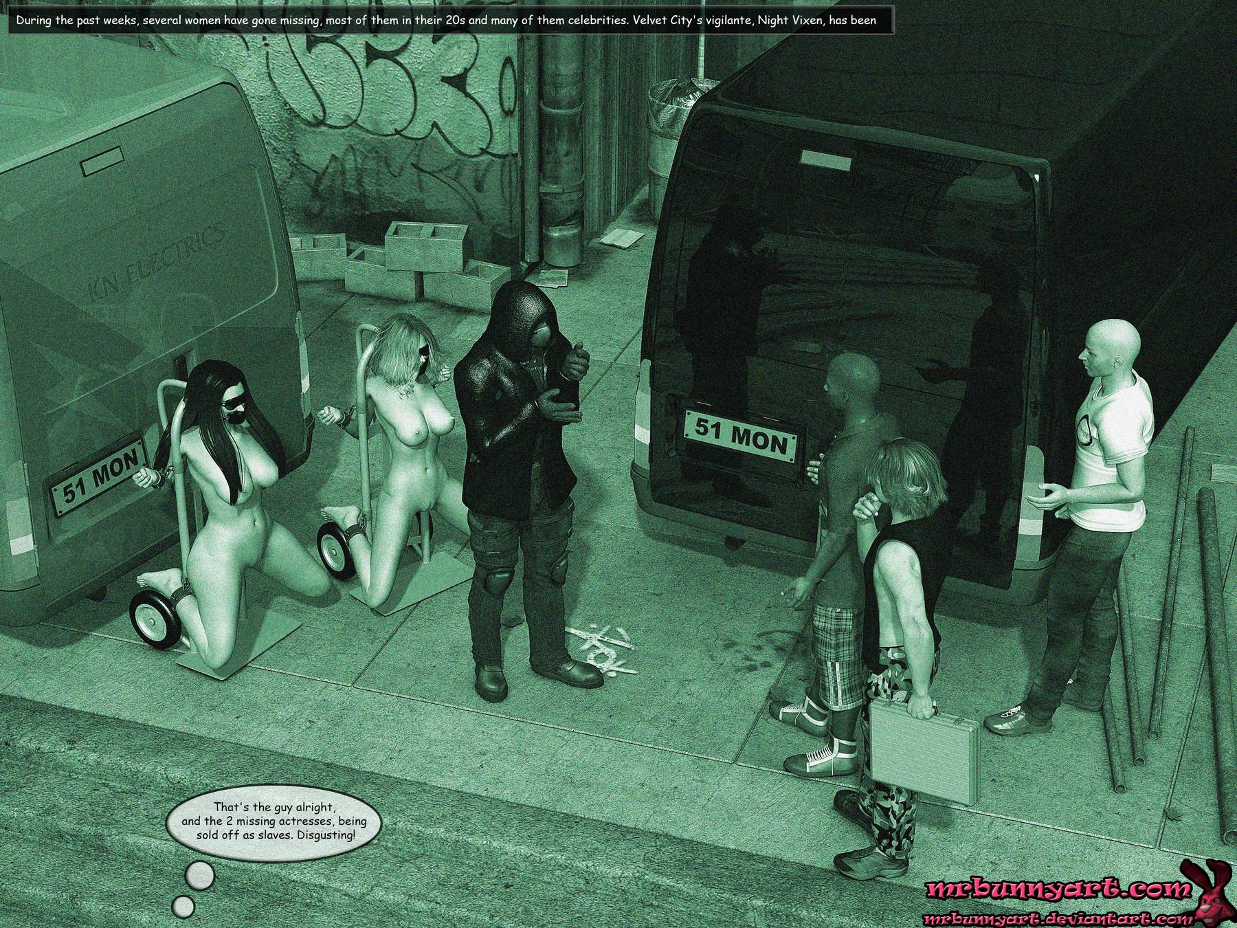 Night Vixen vs Cain – MrBunnyArt