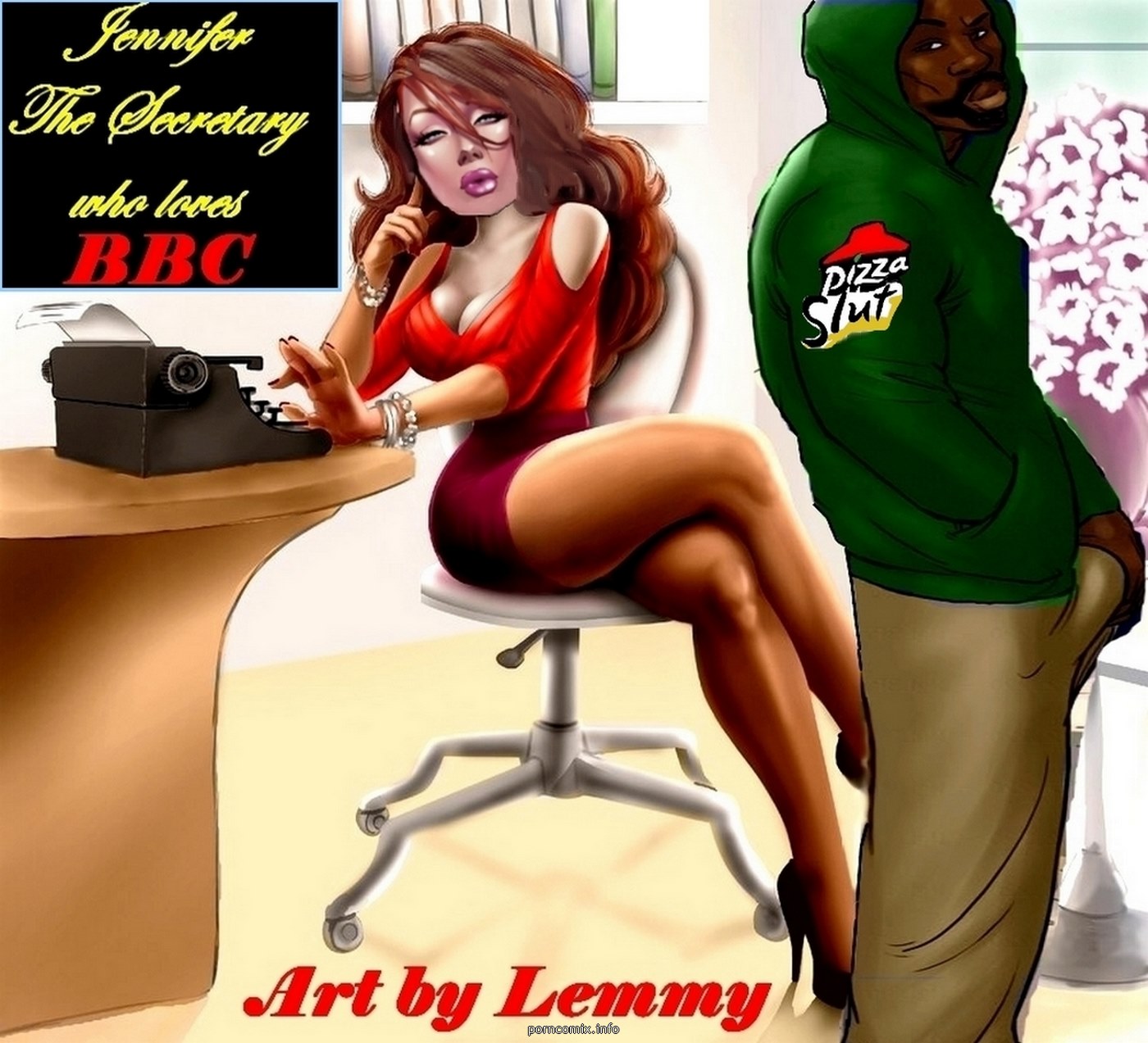 Jennifer the Secretary- Interracial