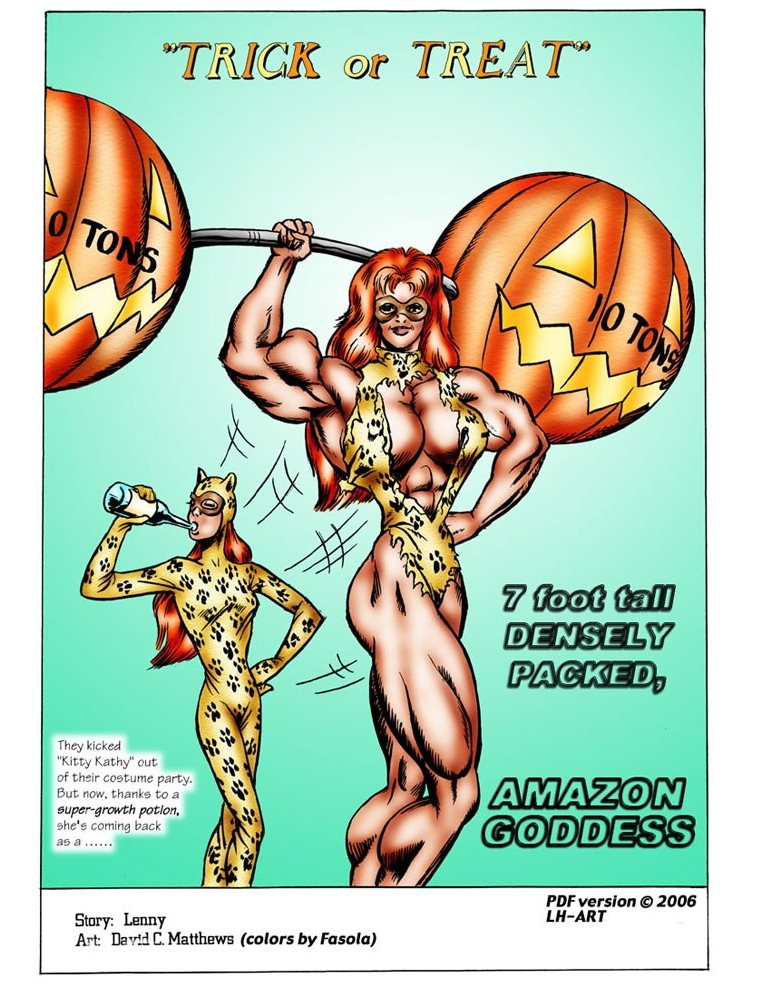 Trick Or Treat Amazon Geddess David C. Matthews