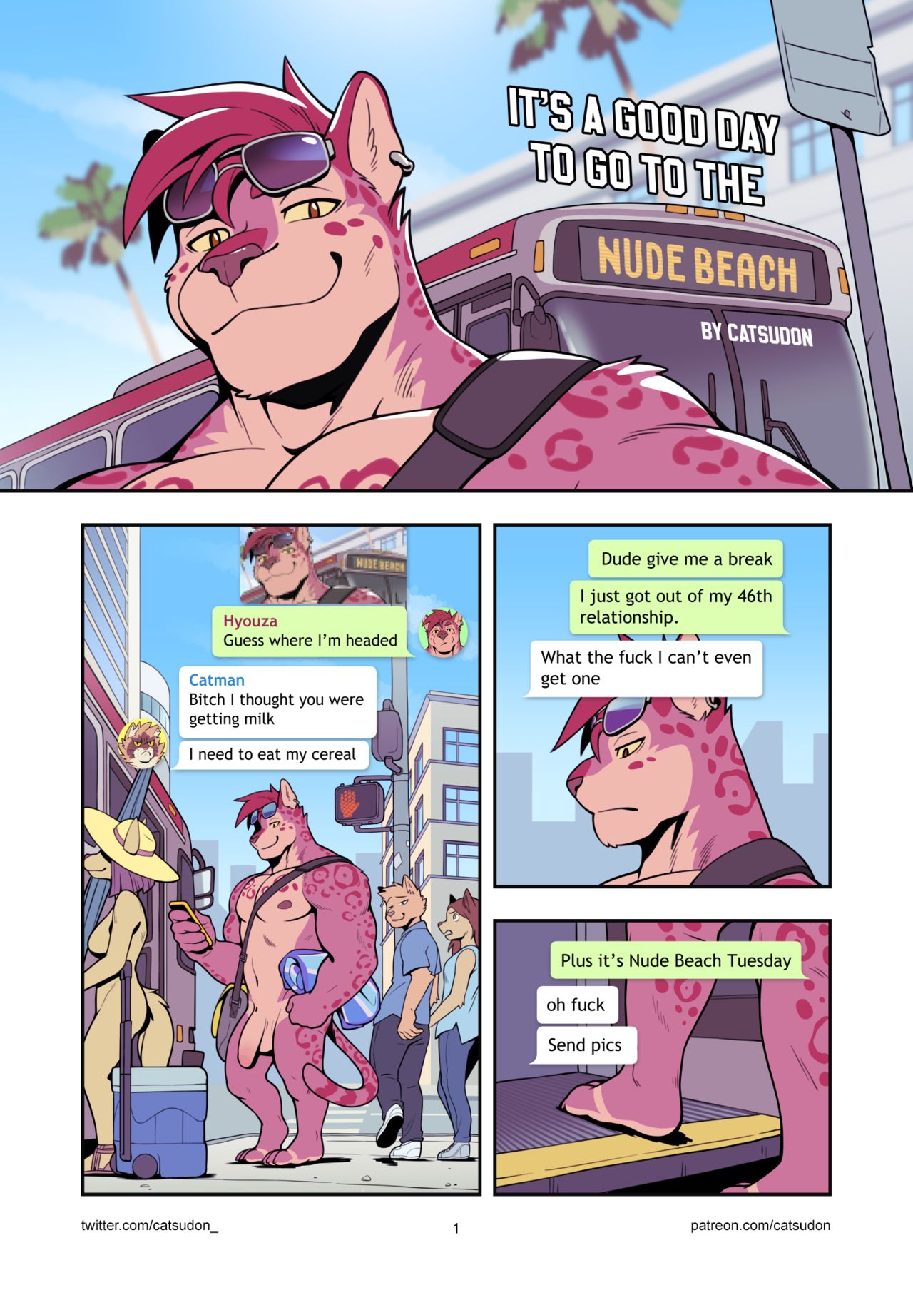 Good Day to Go to Nude Beach – Catsudon