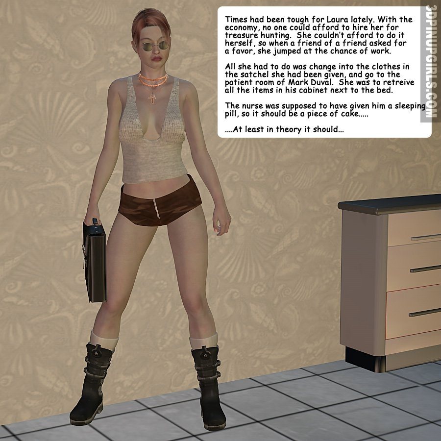 Laura Croft – Naughty Nurse 3dpinupgirls