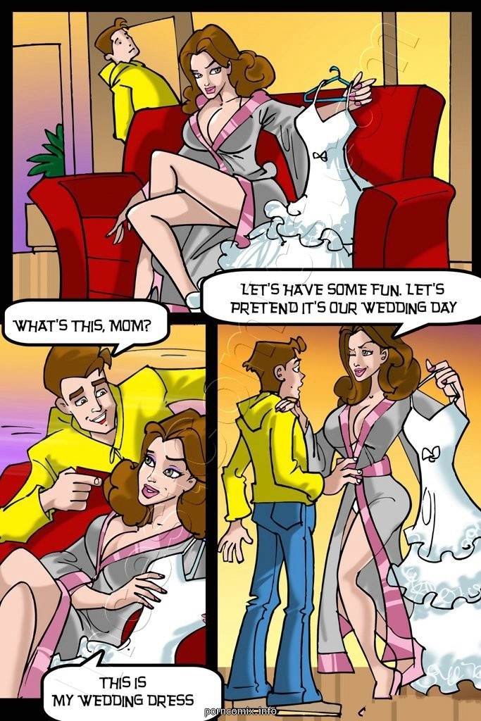 Mom-Son – Fake wedding