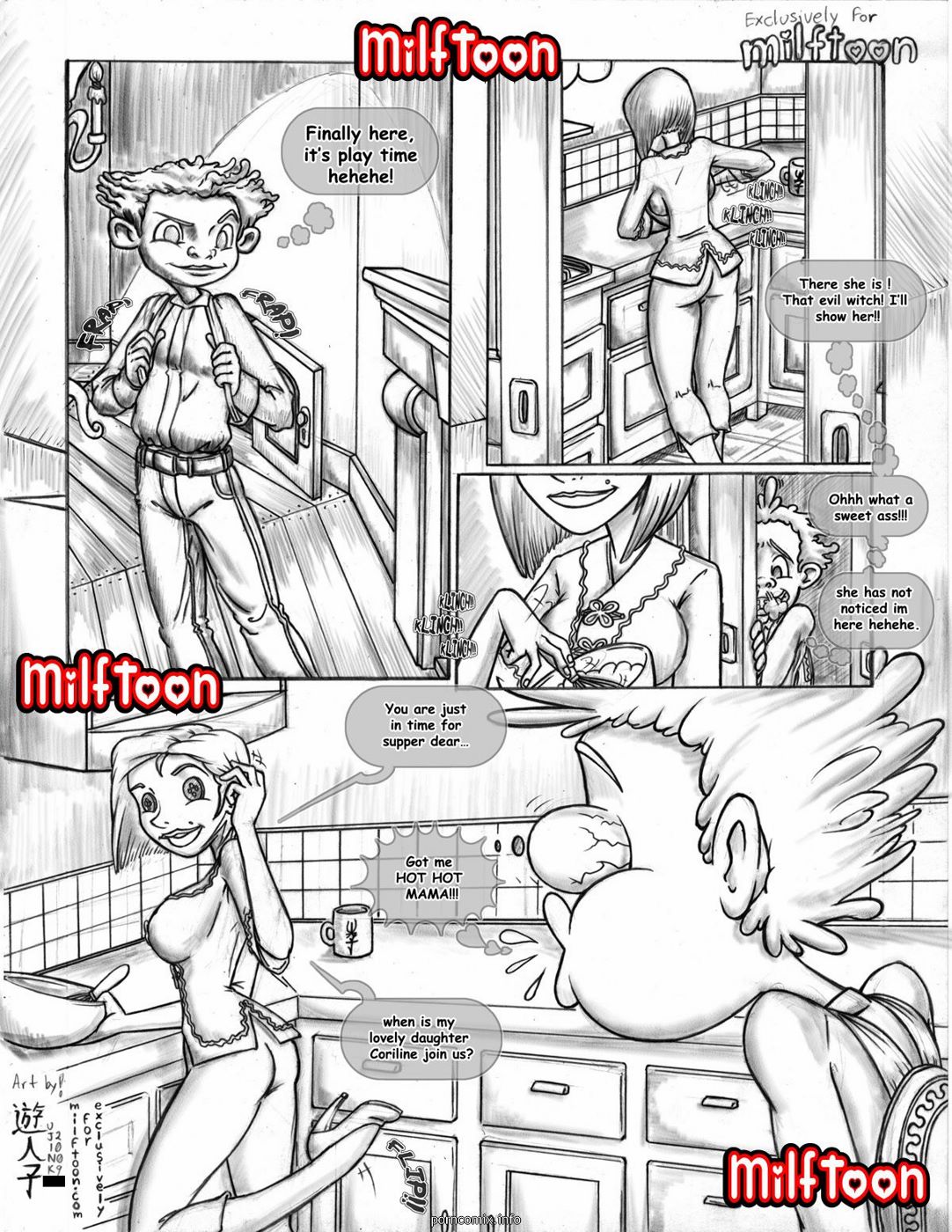 Milftoon- Coraline