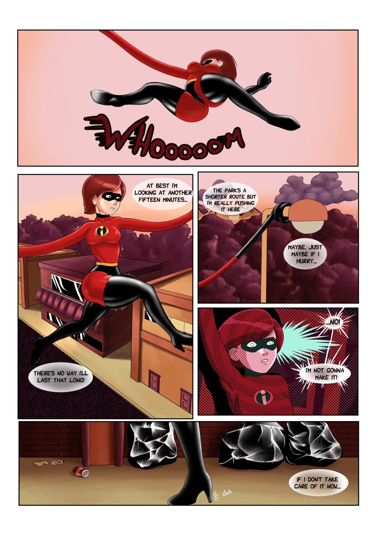 Kokobiel – Blackmailing Elastigirl [The Incredibles]
