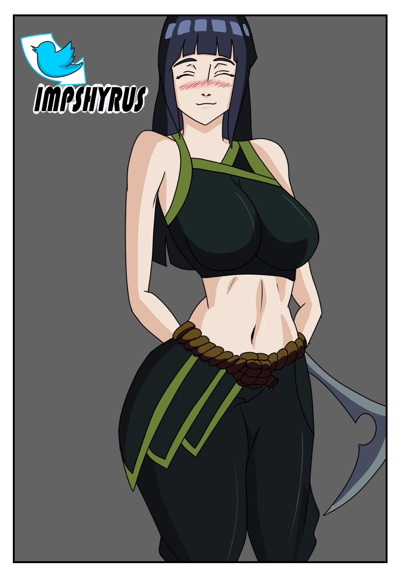 Hinata Cosplay Akali- Impshyrus