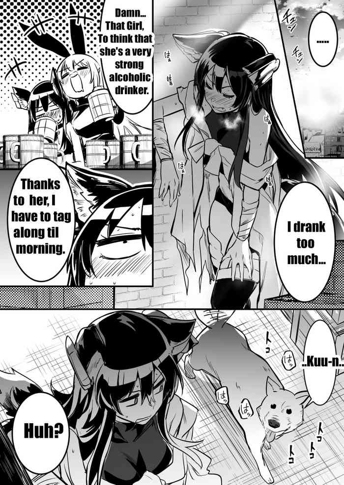 [Left Hand] A swordswoman who got relentlessly fucked by a stray dog ​​in a deserted back alley who ruthlessly loses its temper and mates wildly. [English] [CT]