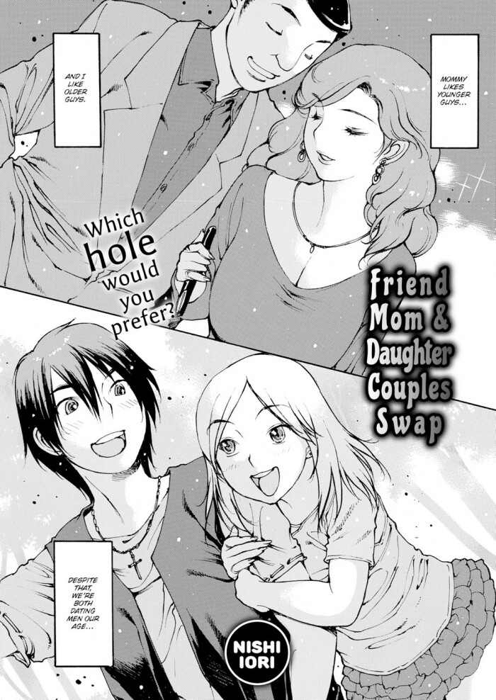 [Nishi Iori] Friend Mom & Daughter Couples Swap