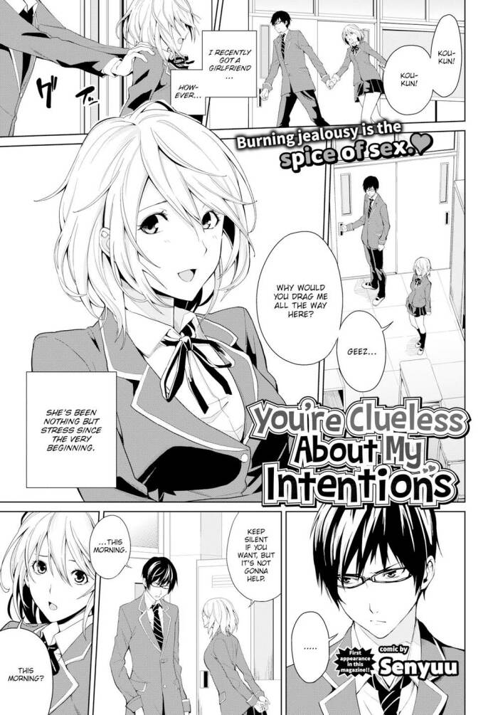 [Senyuu] You're Clueless About My Intentions