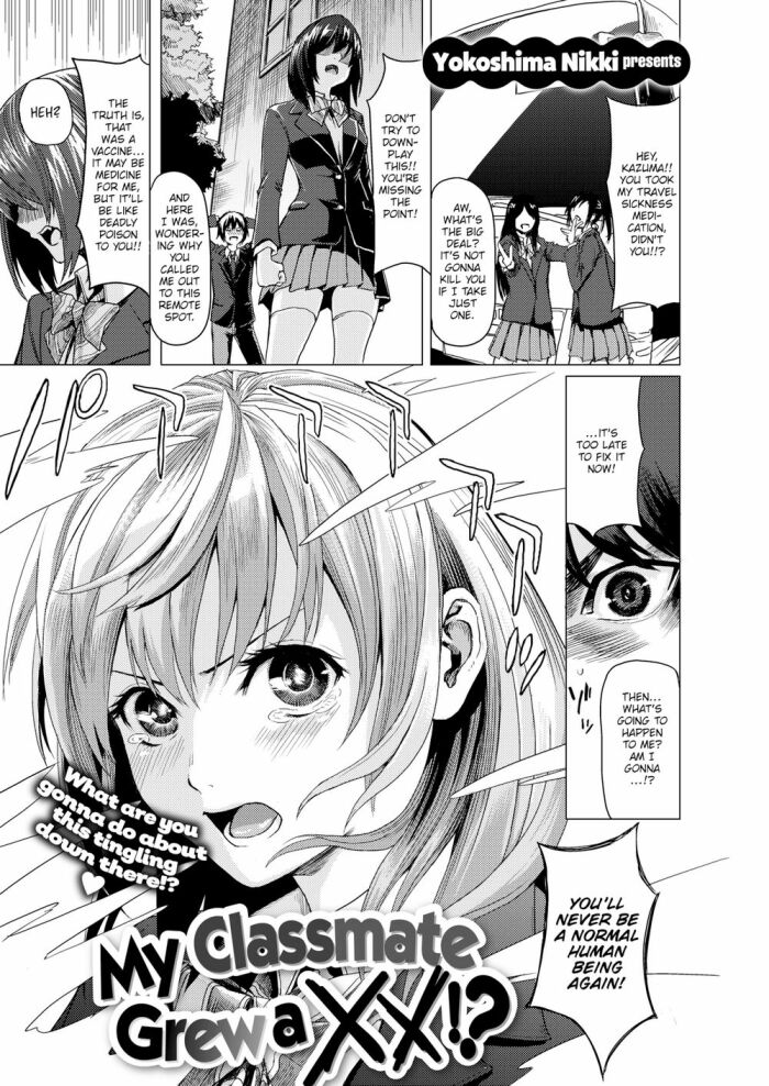 [Yokoshima Nikki] My Classmate Grew a XX!_