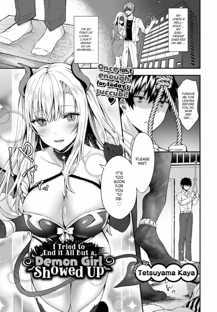 [Tetsuyama Kaya] I Tried to End it All But a Demon Girl Show Up