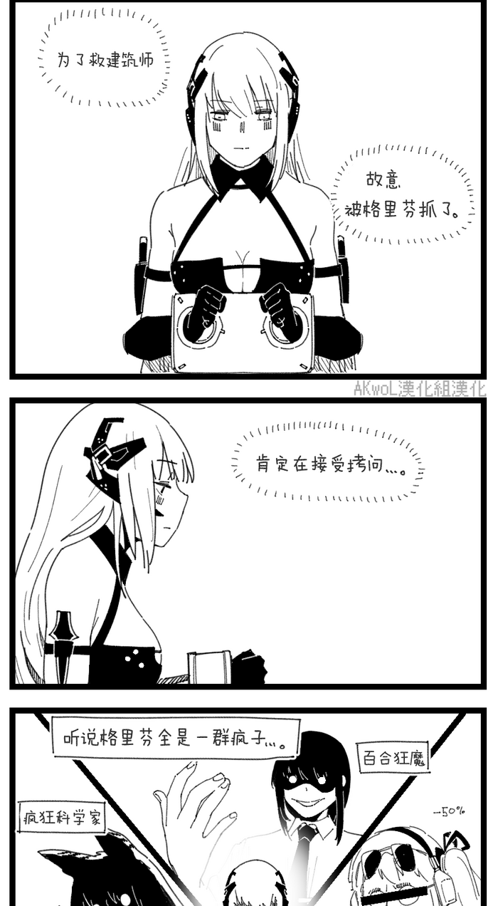 [HUQU] Archi-Gager part 1-2 (Girls Frontline) [Chinese] [Decensored] [AKwoL烤肉组]