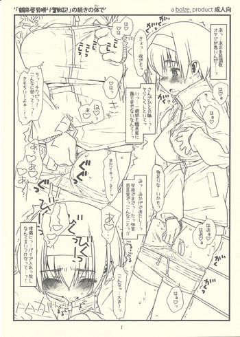 (C76) [bolze.] (Tsurugiya Otokomasari Funsenki) No Tsuzuki No Tei De (Kizuato)